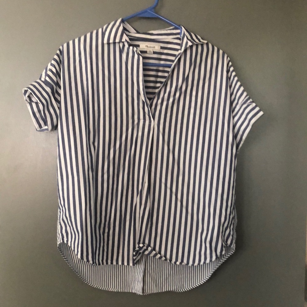 Madewell Button Back Popover shirt